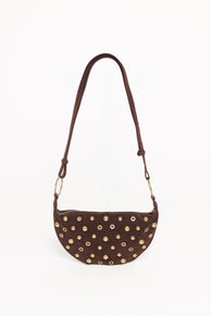 Grayson Studded Bag - Brown