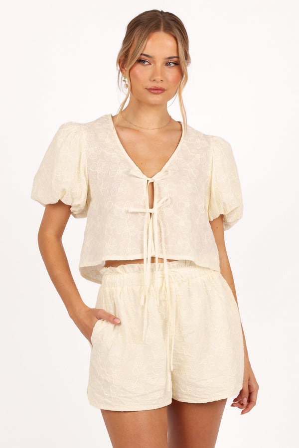 Hanna Short Set - Cream