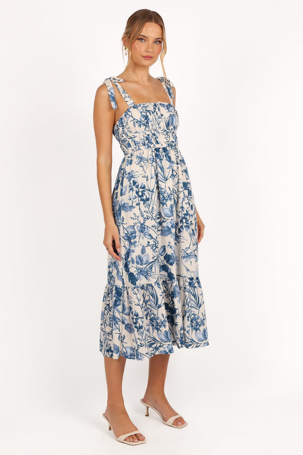 Harlowe Midi Dress - Porcelain Blue