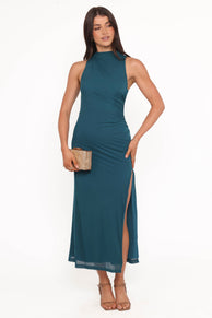 Hayven Midi Dress - Teal