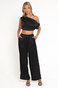 India Pant Set - Black