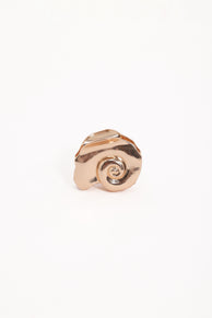 Indy Shell Hair Clip - Gold