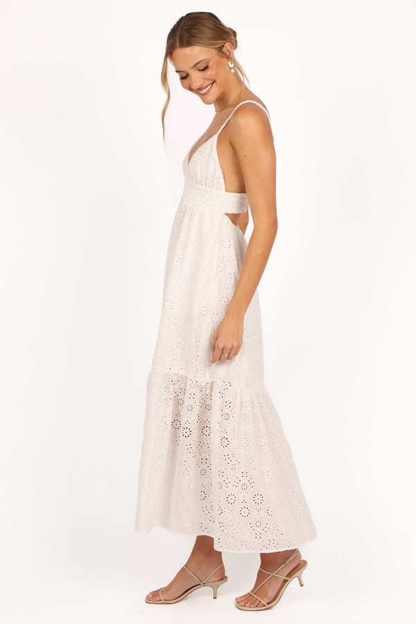 Ivannah Midi Dress - Ivory