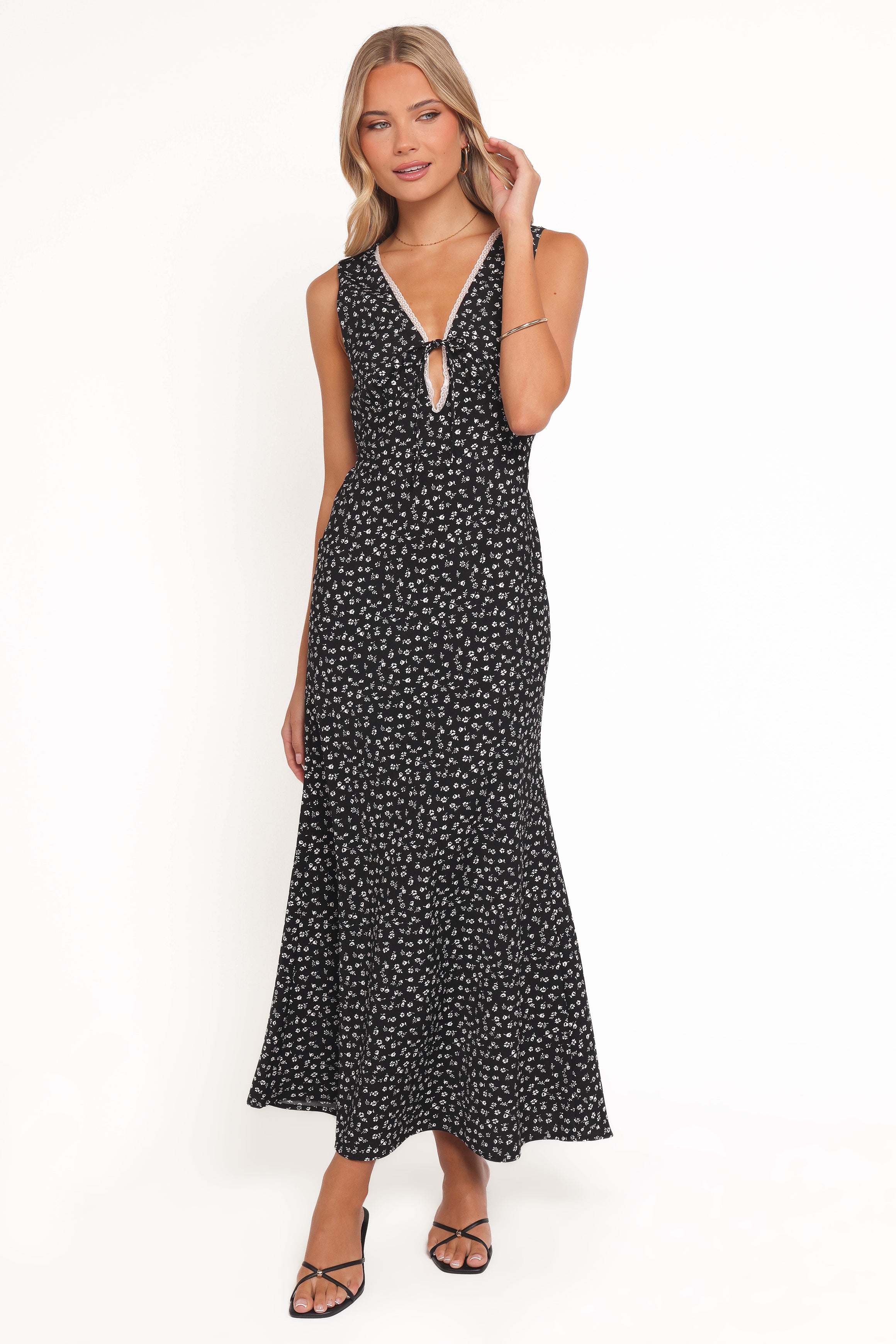 Jackson Maxi Dress - Black Floral