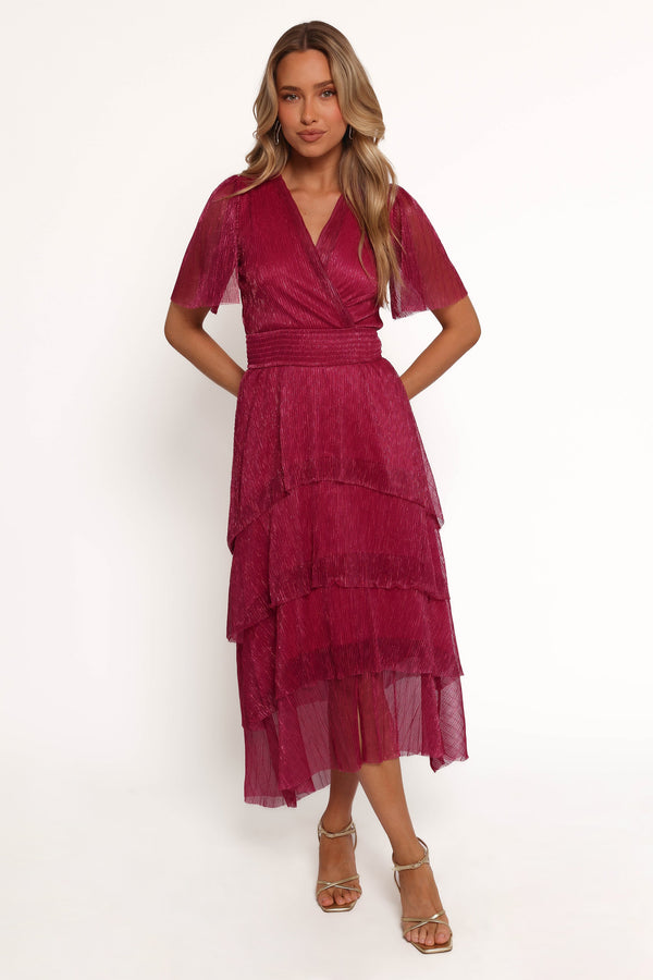 Jasmin Midi Dress - Pink