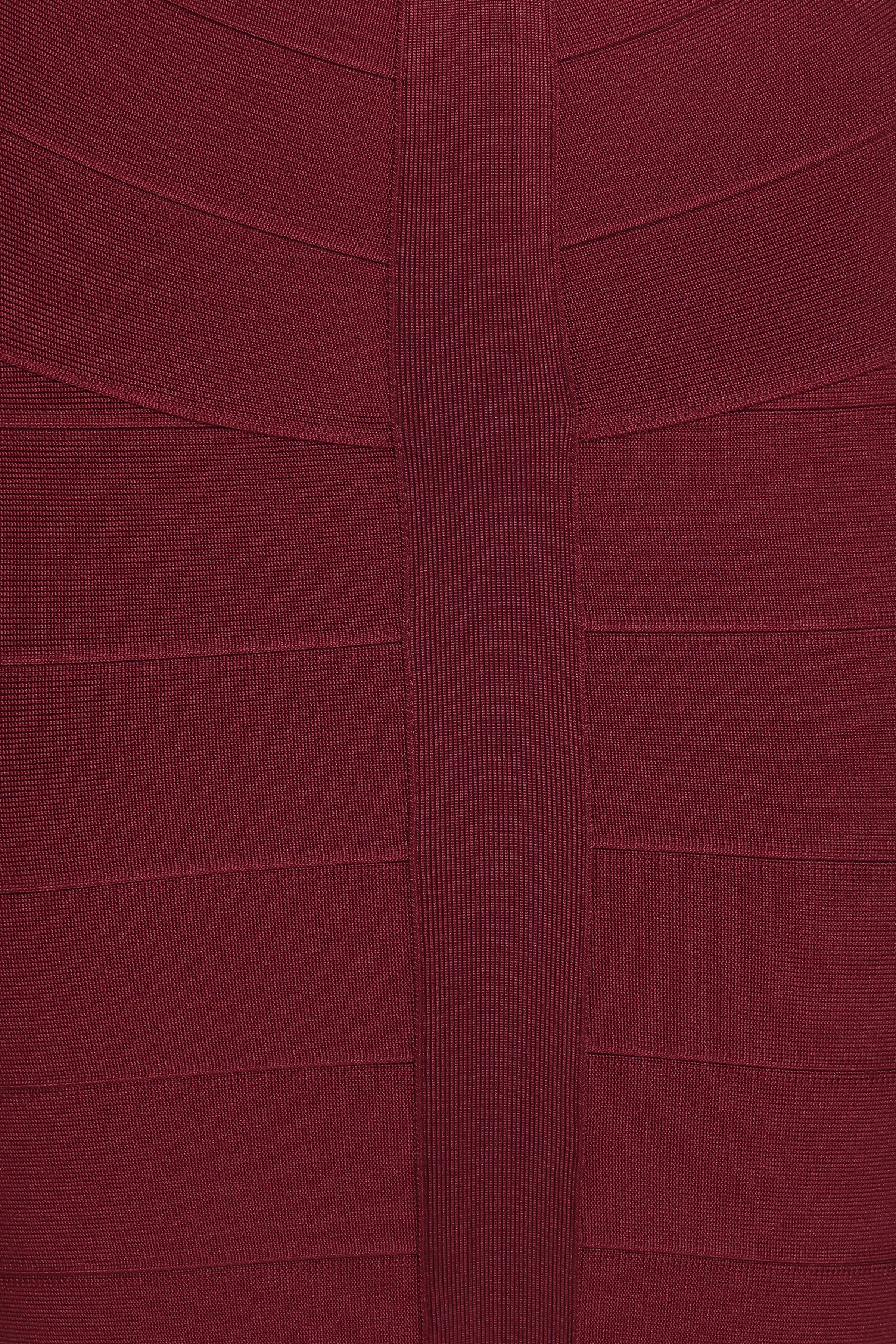 Josiah Midi Dress - Burgundy
