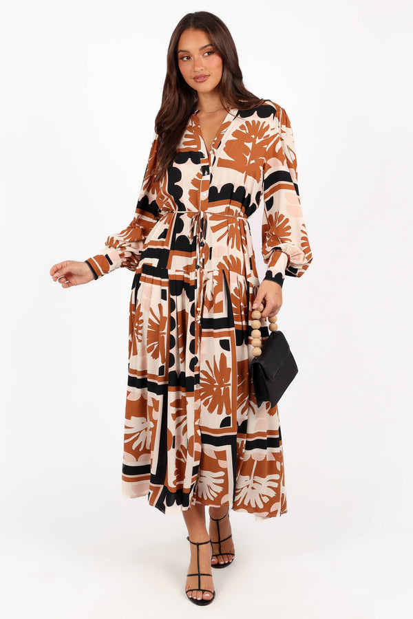 Jules Long Sleeve Dress - Multi