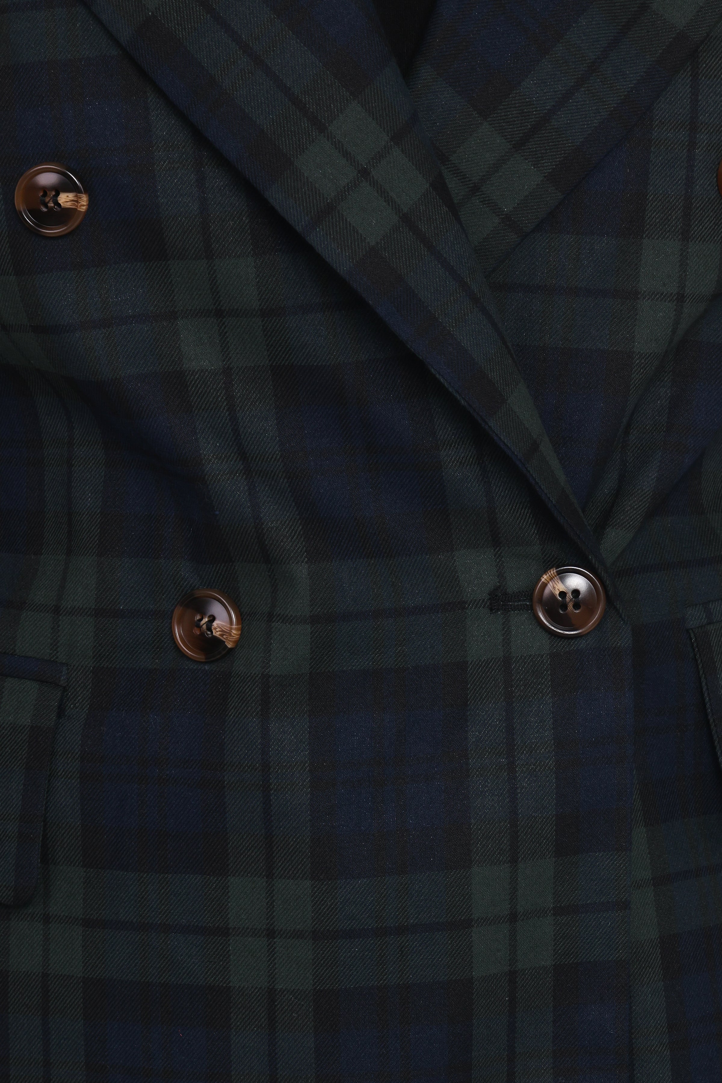 Juliette Blazer - Green Plaid