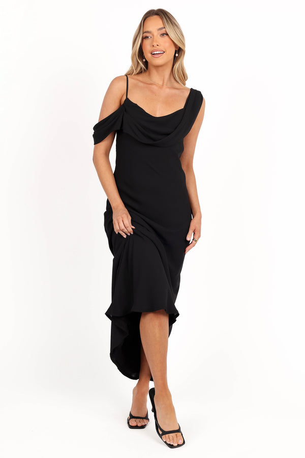 Kamryn Midi Dress - Black