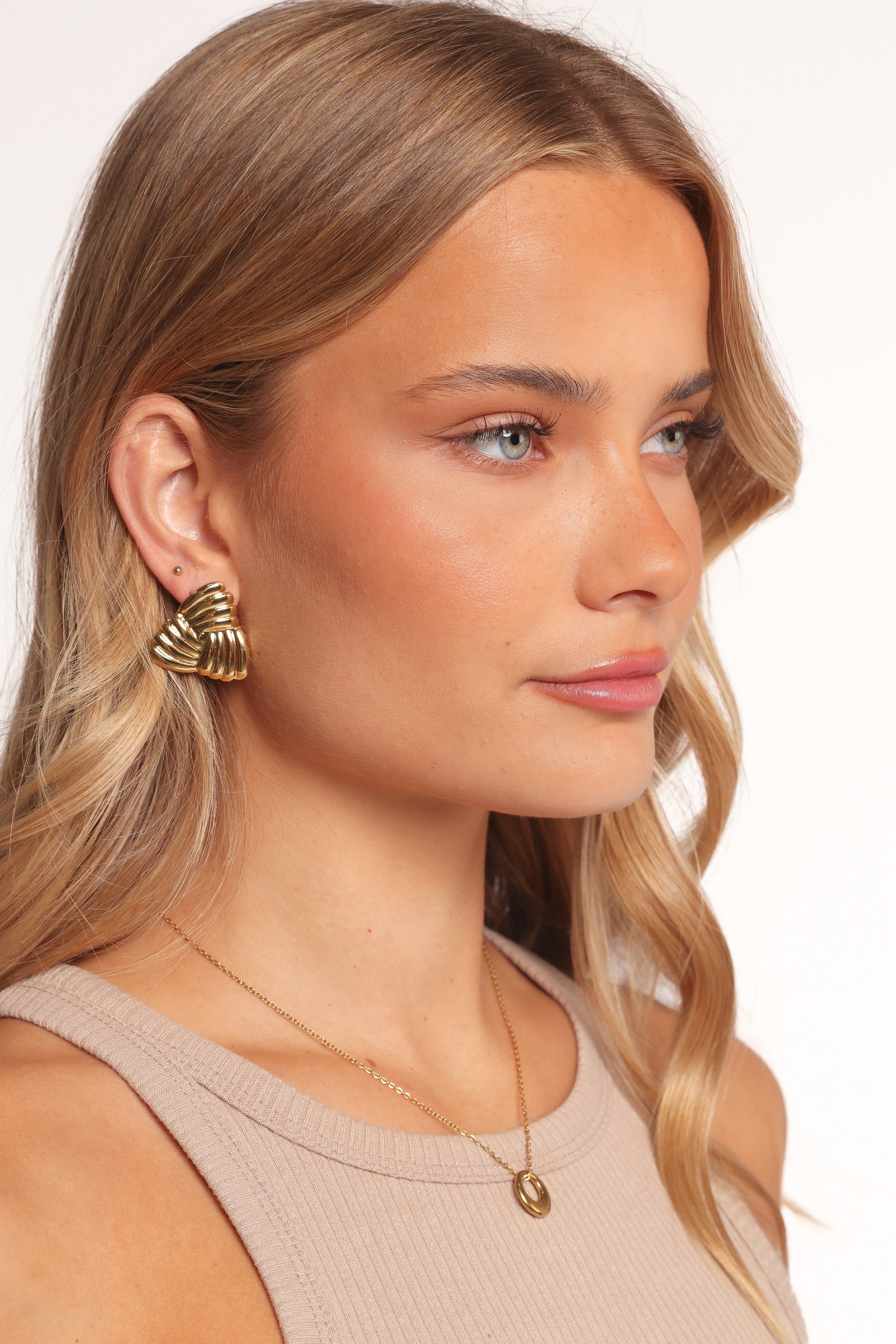 Katana Earrings - Gold