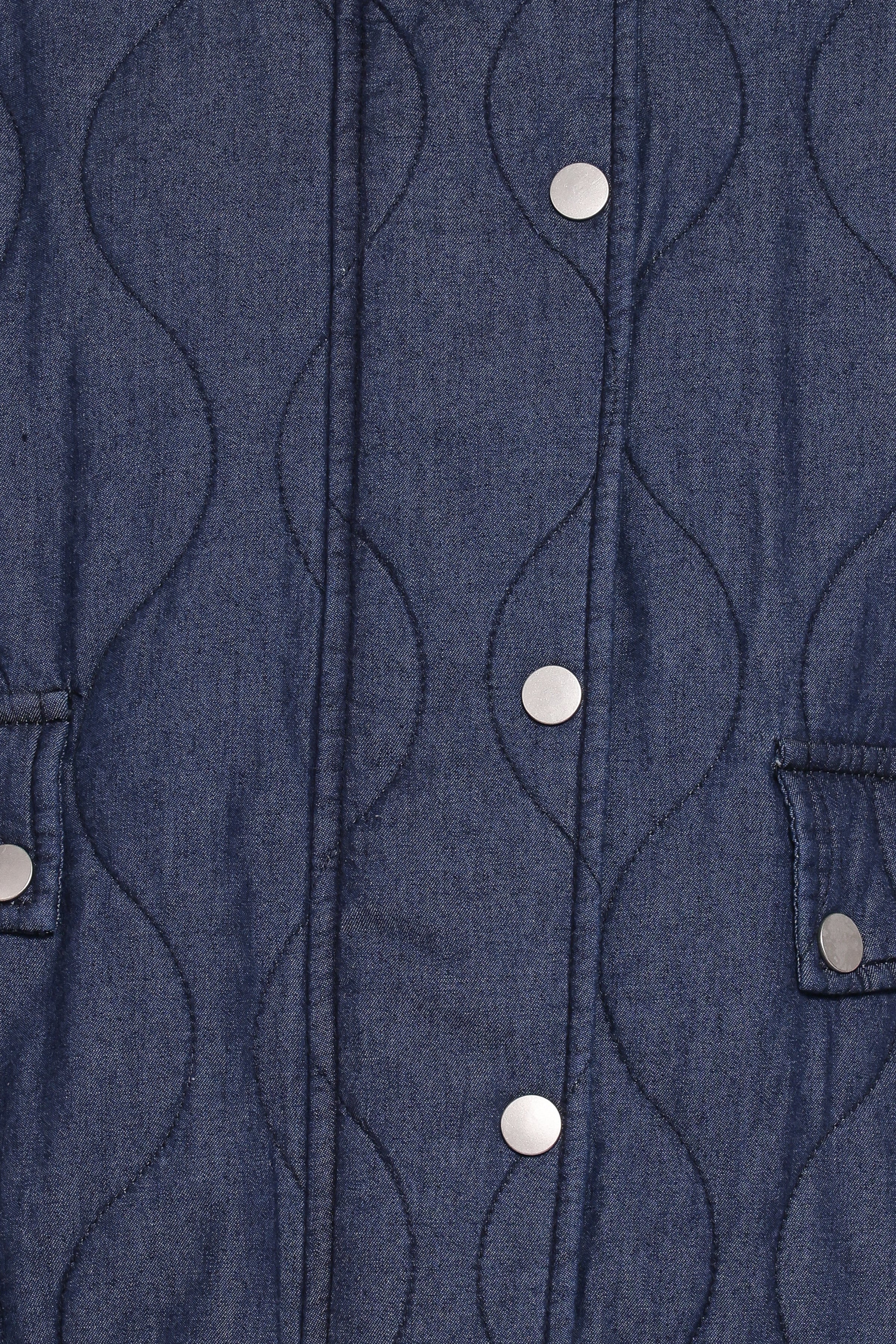 Keah Quilted Jacket - Navy