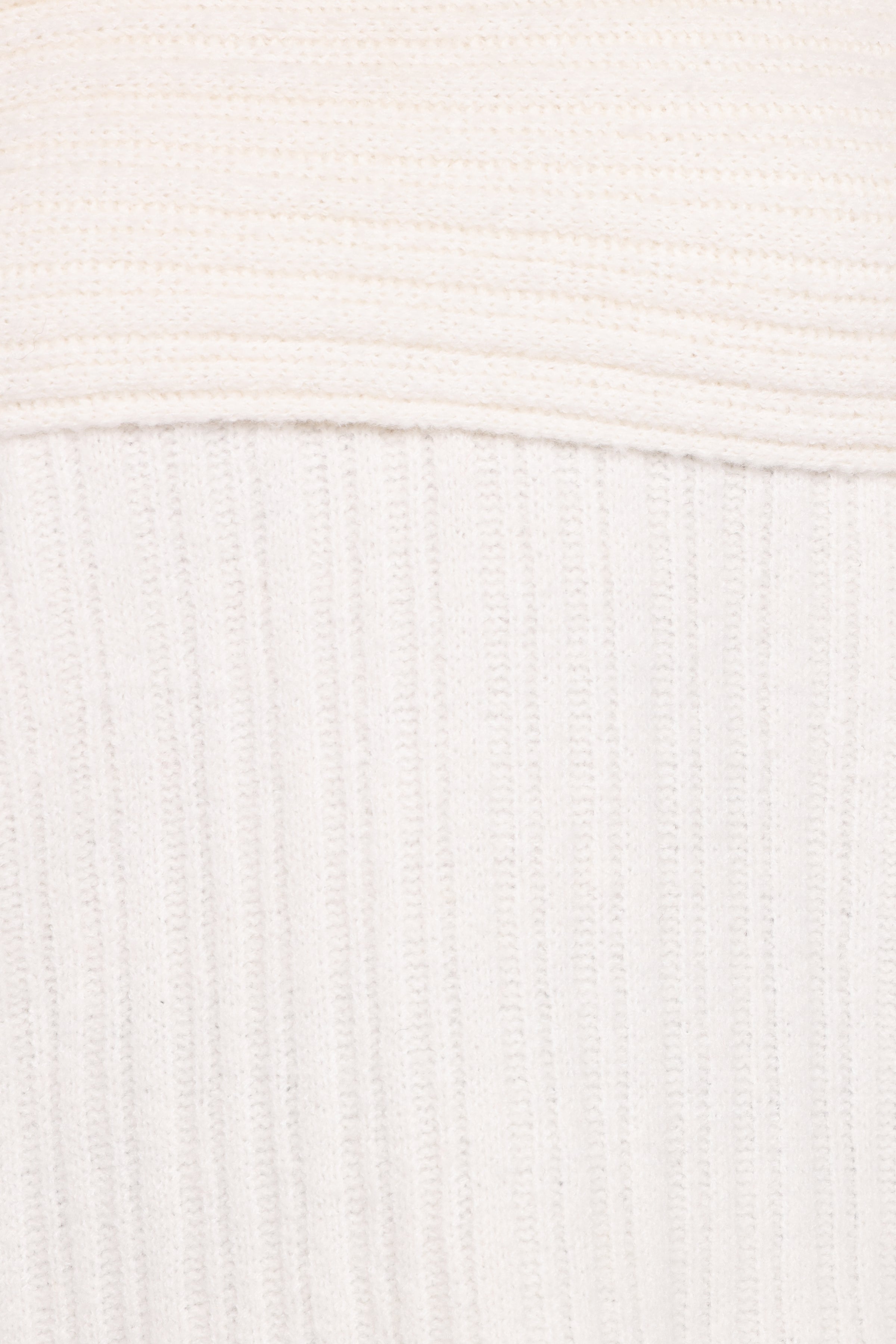 Kenny Off Shoulder Knit Sweater - Cream