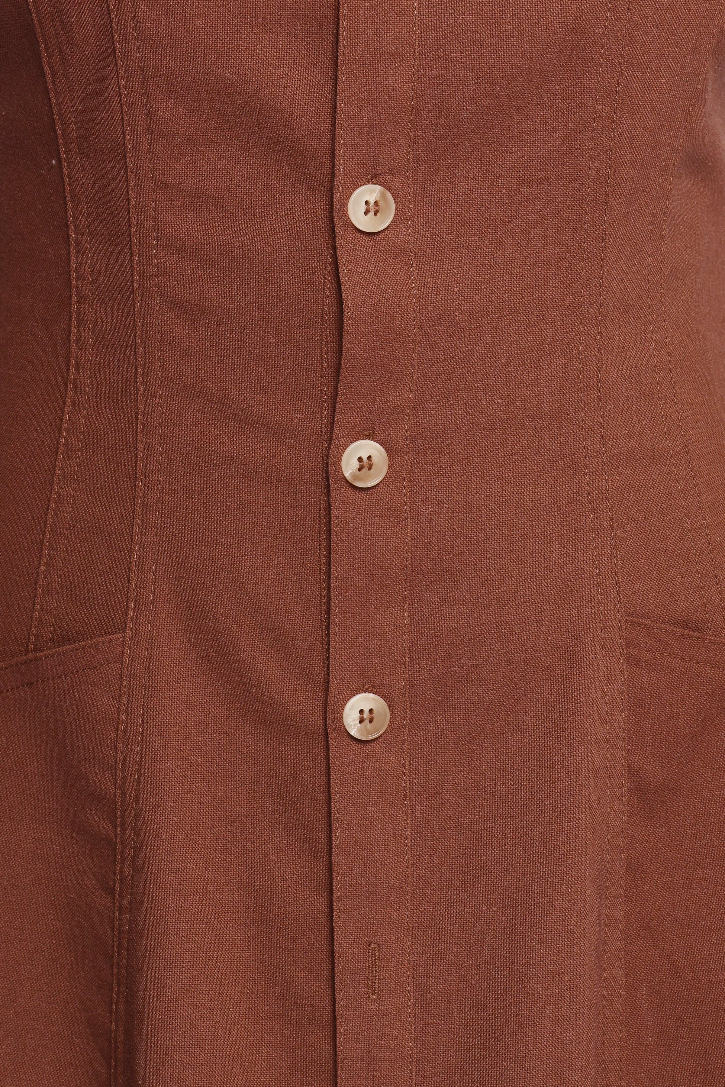 Kingsley Midi Dress - Chocolate