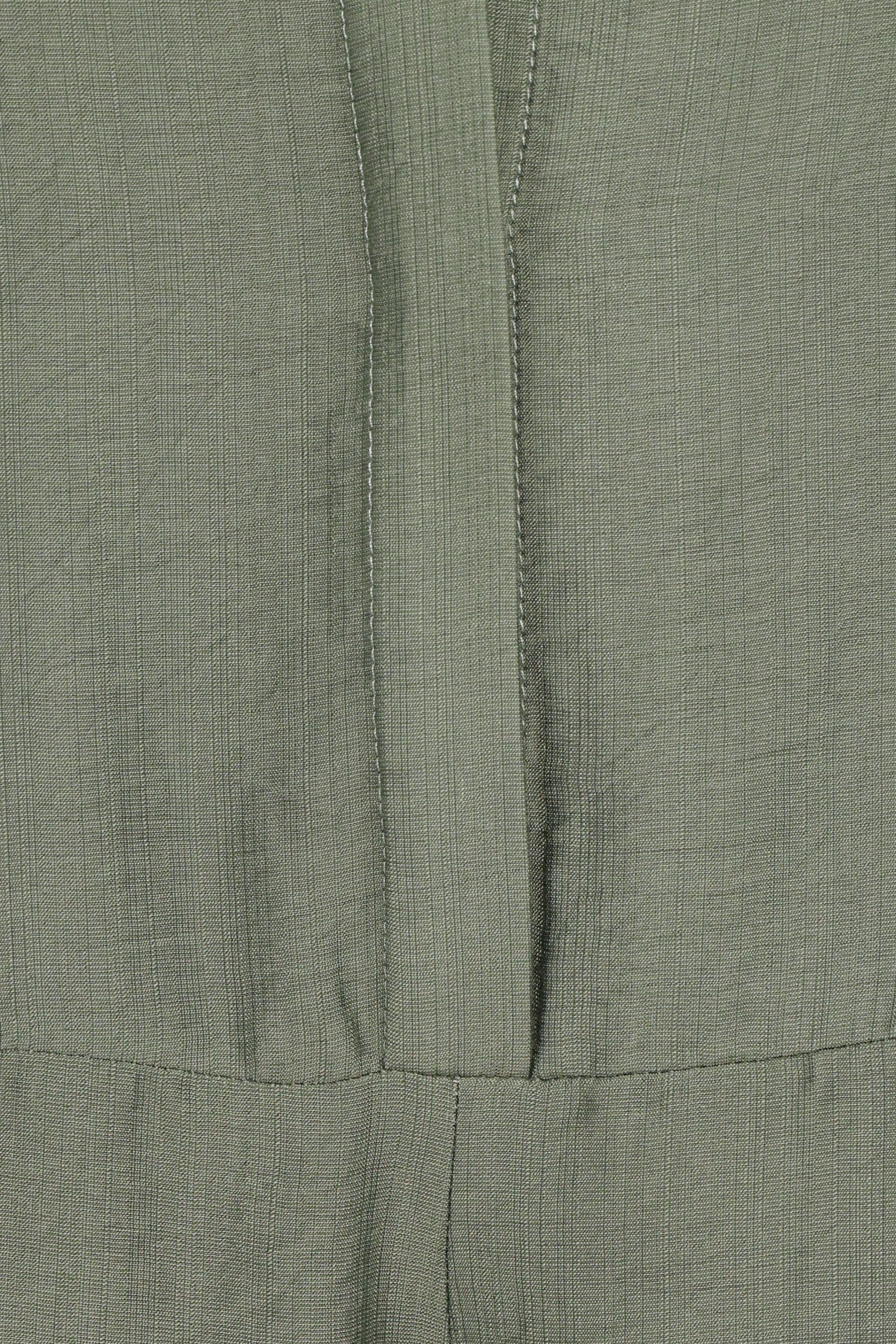 Kiya Drop Waist Romper - Palm Green