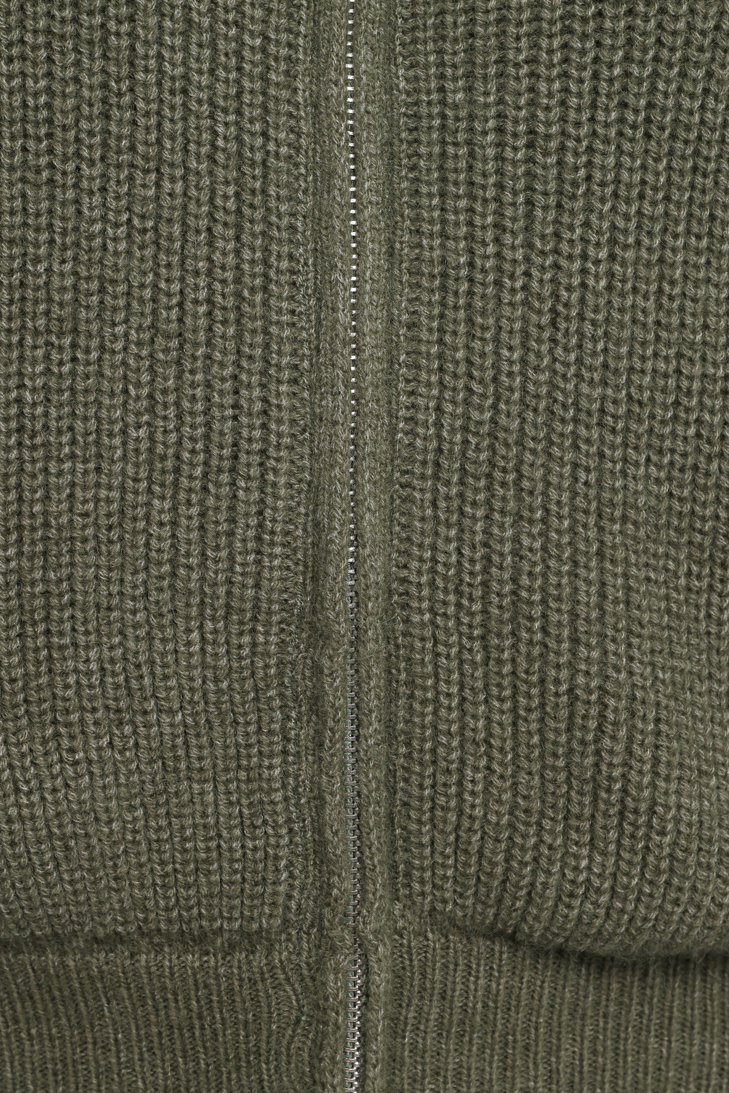 Kourtney Zip Cardigan - Olive