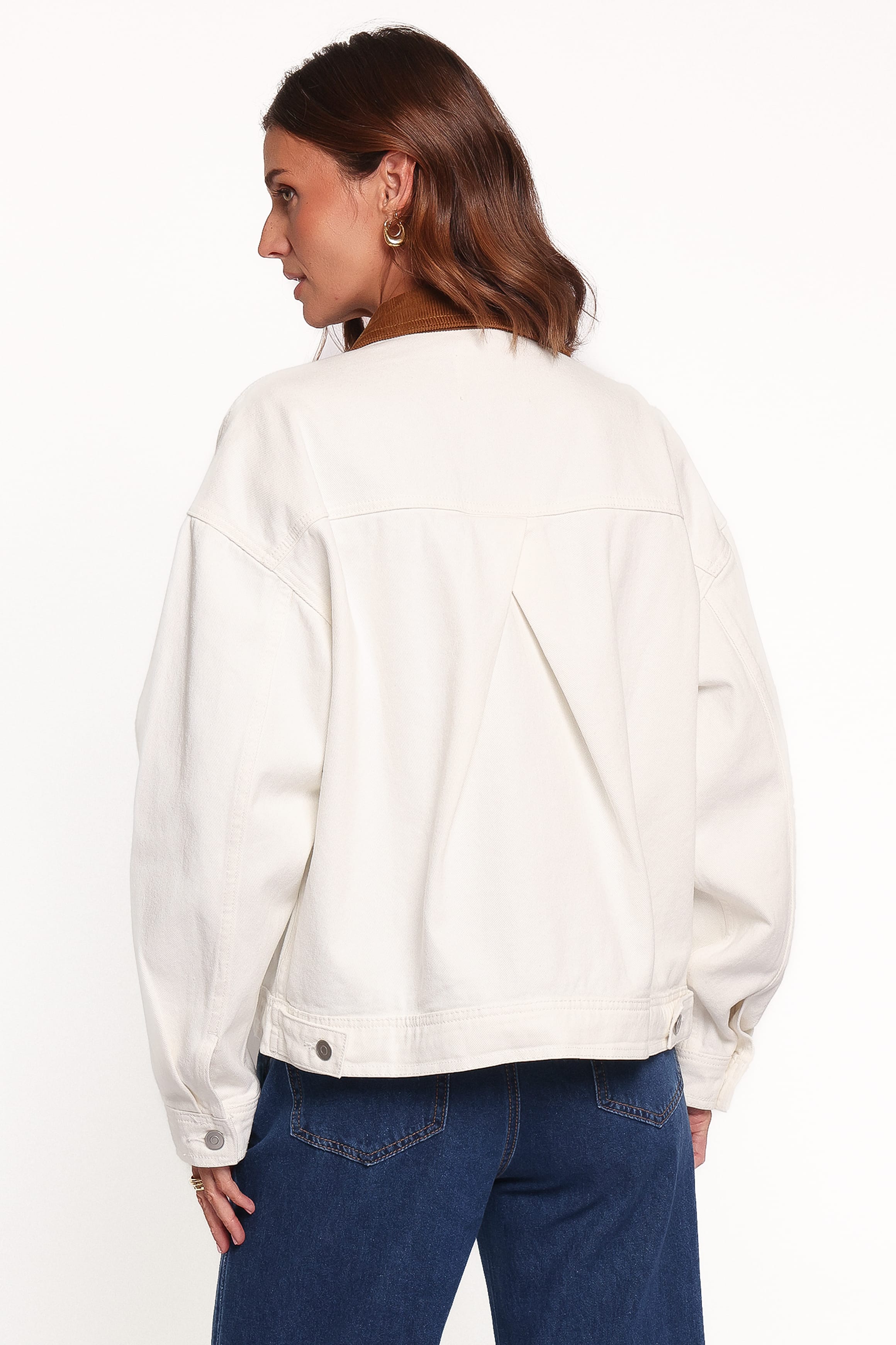 Larosa Denim Jacket - Ivory