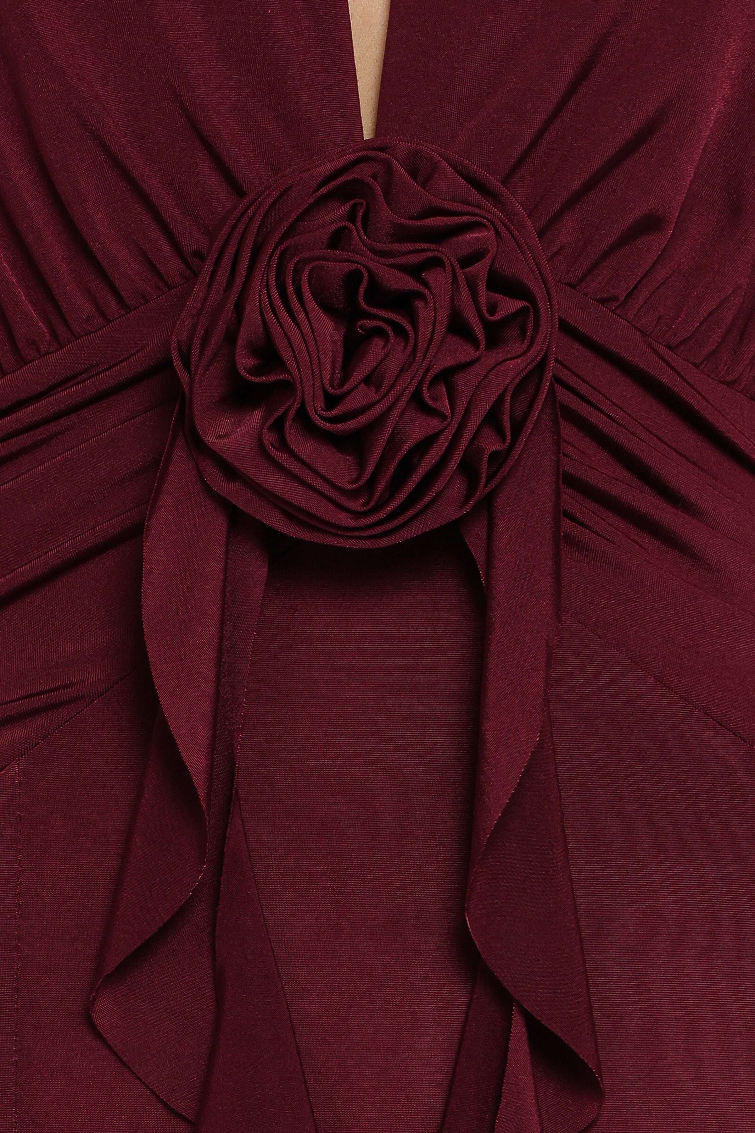 Leowna Halterneck Maxi Dress - Burgundy