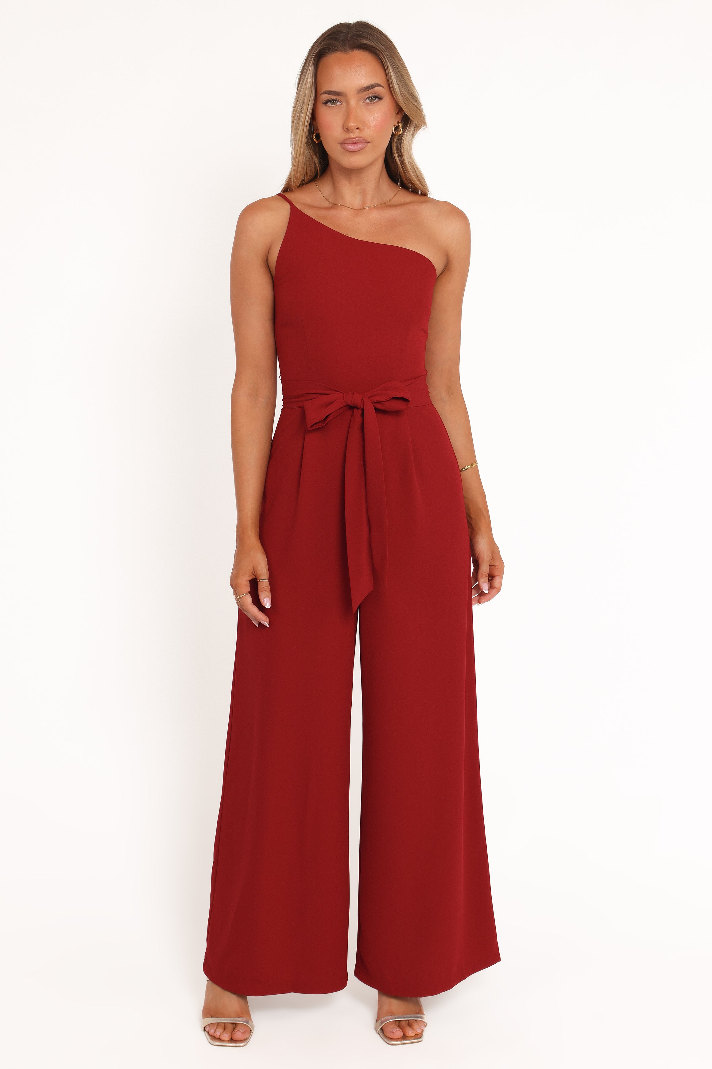 Leyton Jumpsuit - Deep Red