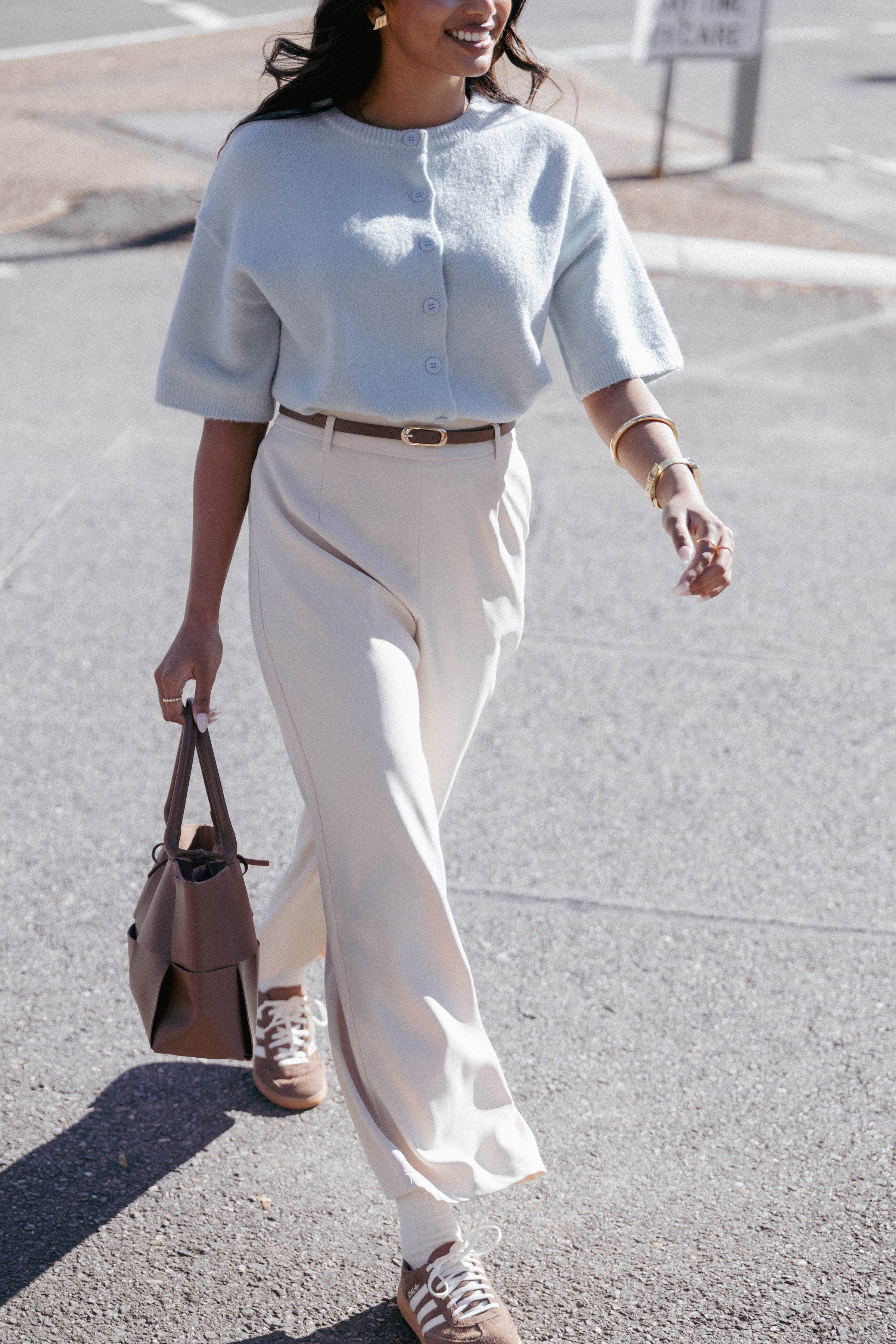 Lilith Knit Top - Blue