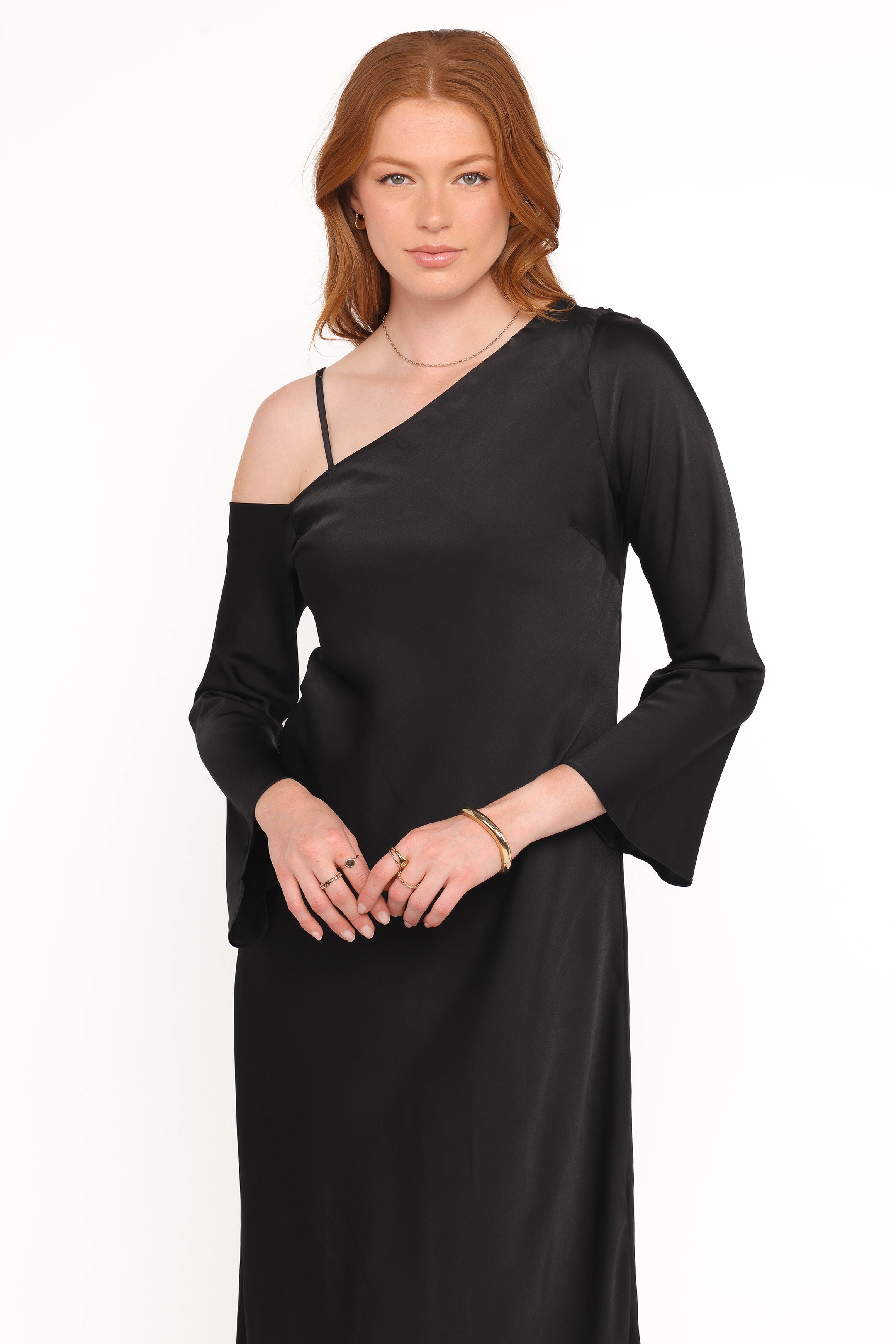 Lindra Maxi Dress - Black