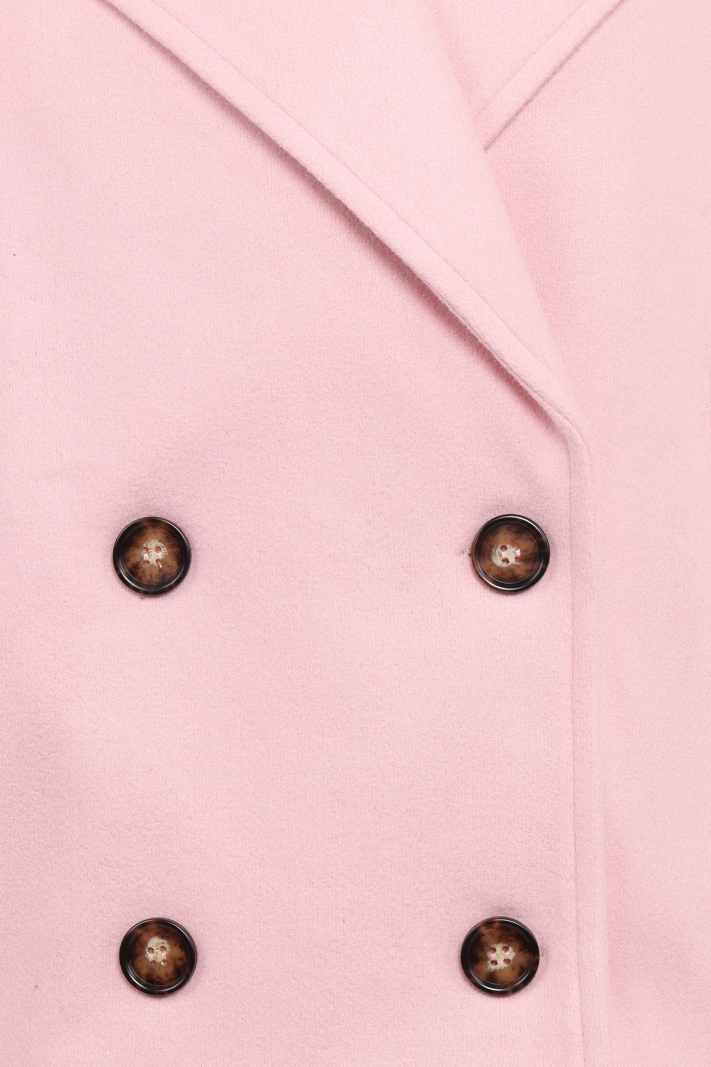 Lindy Cropped Coat - Baby Pink