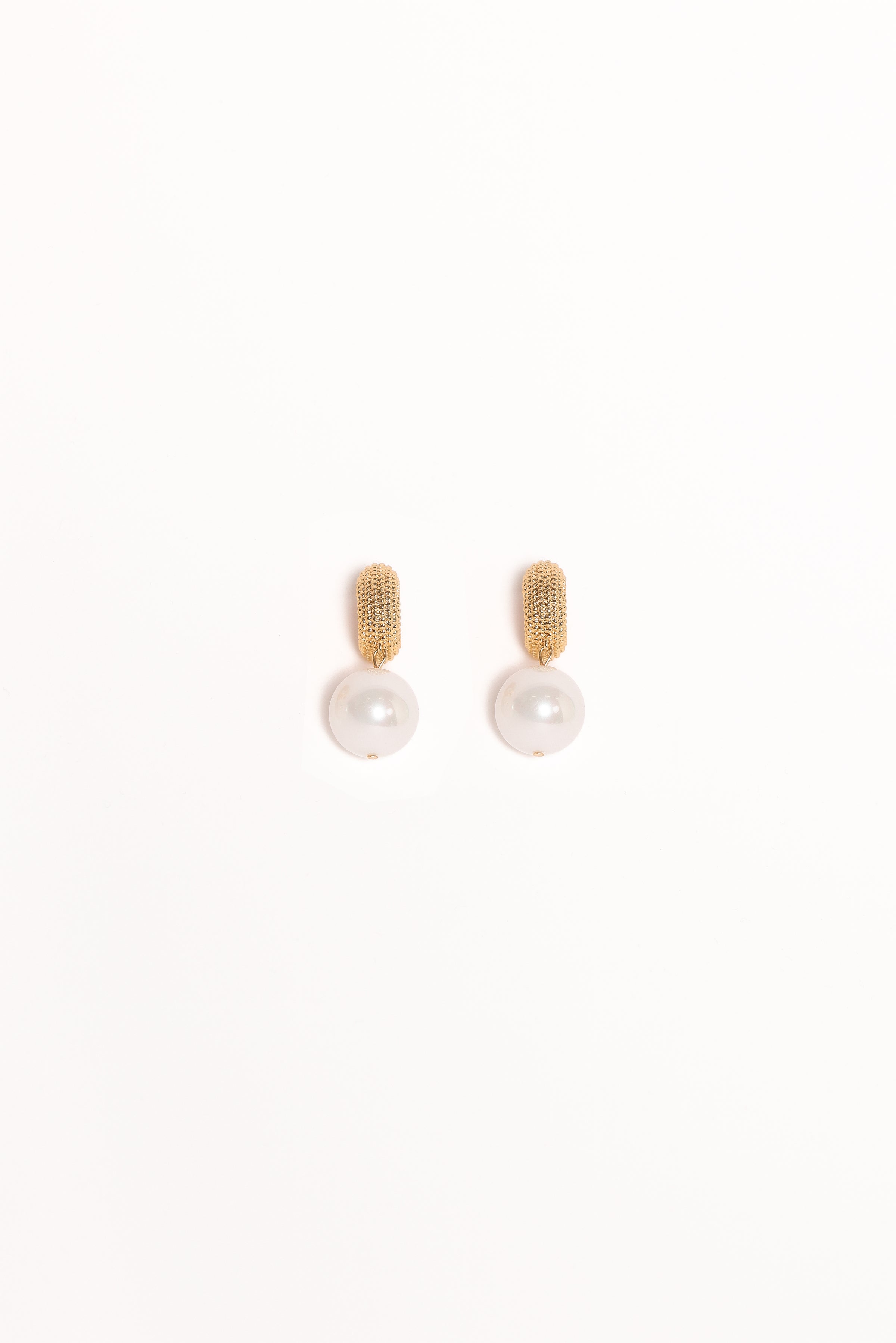Luciana Earrings - Gold/Pearl