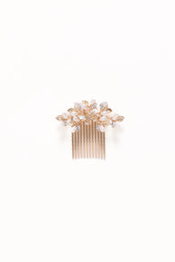 Madelaine Hair Comb - Gold/Pearl