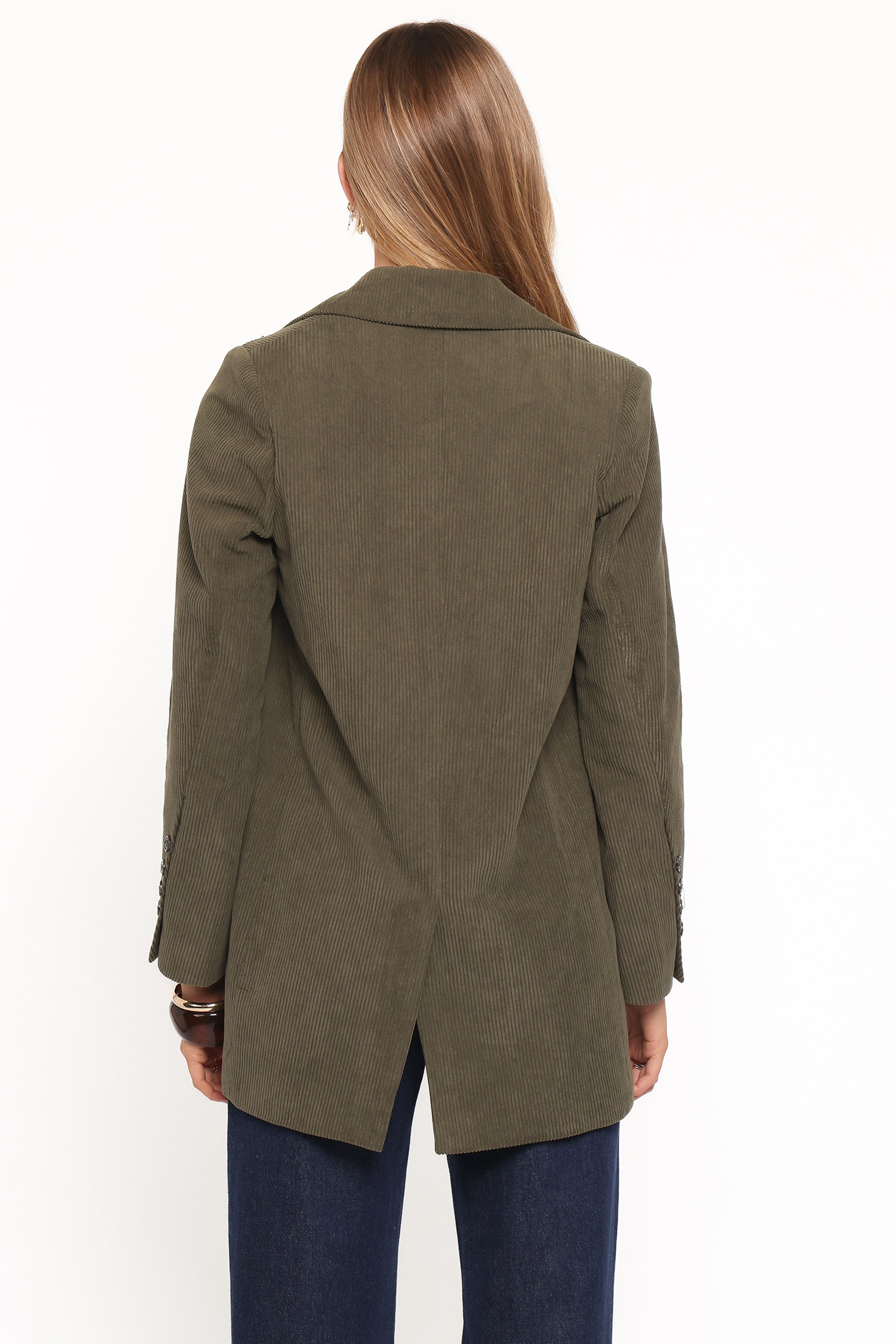 Madi Corduroy Blazer - Olive