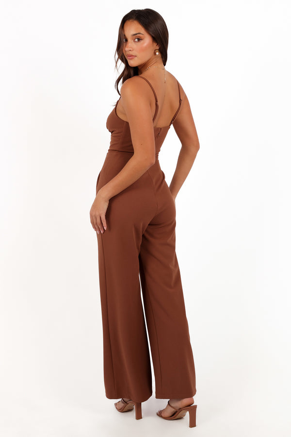 Maelle Jumpsuit - Banksia Brown