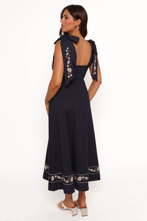 Marcella Midi Dress - Navy