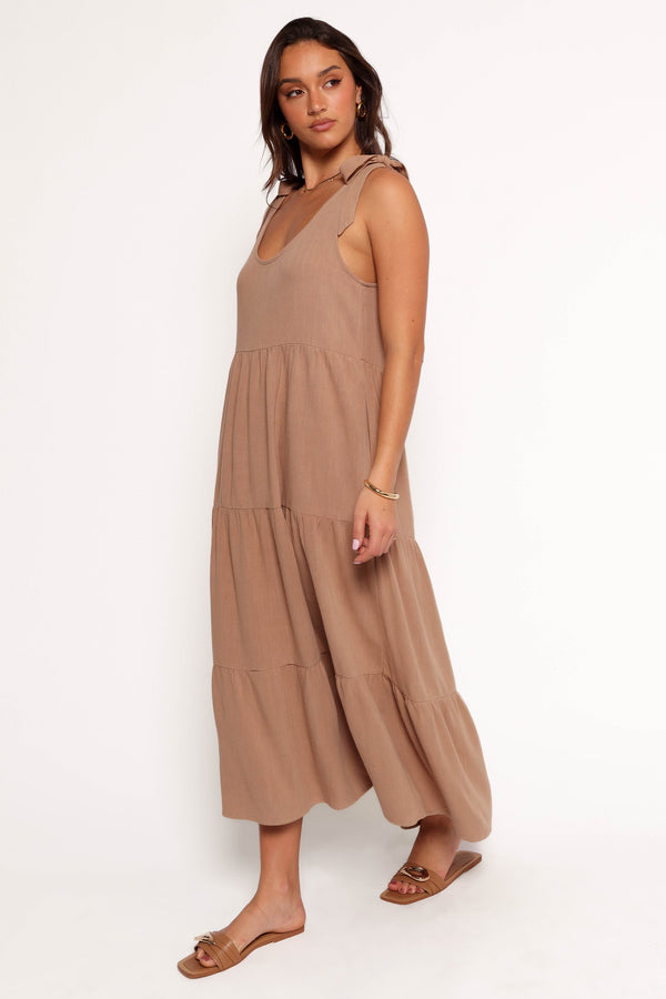 Marcy Midi Dress - Mocha