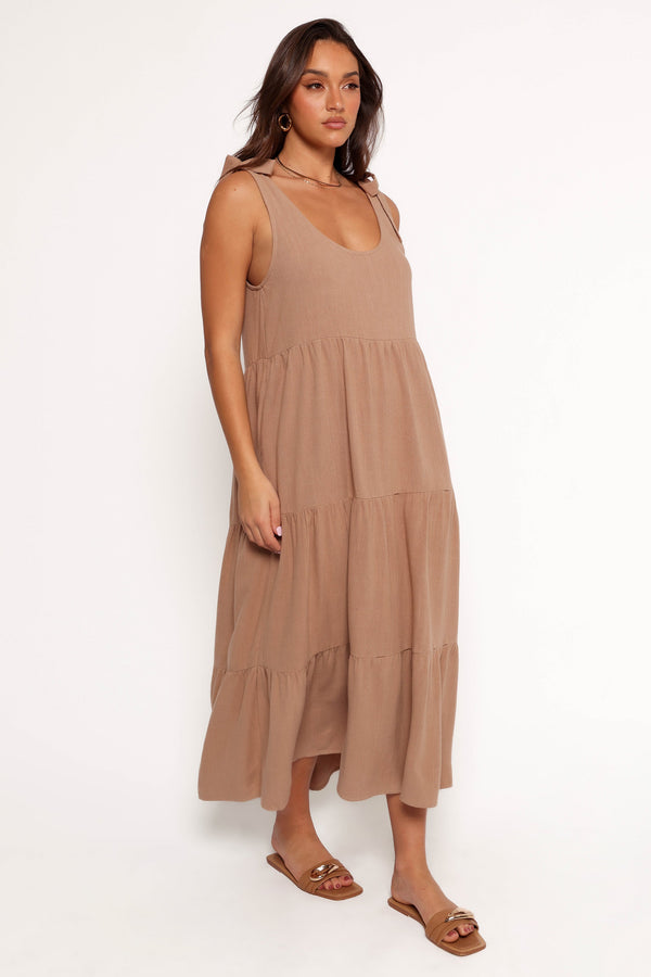 Marcy Midi Dress - Mocha