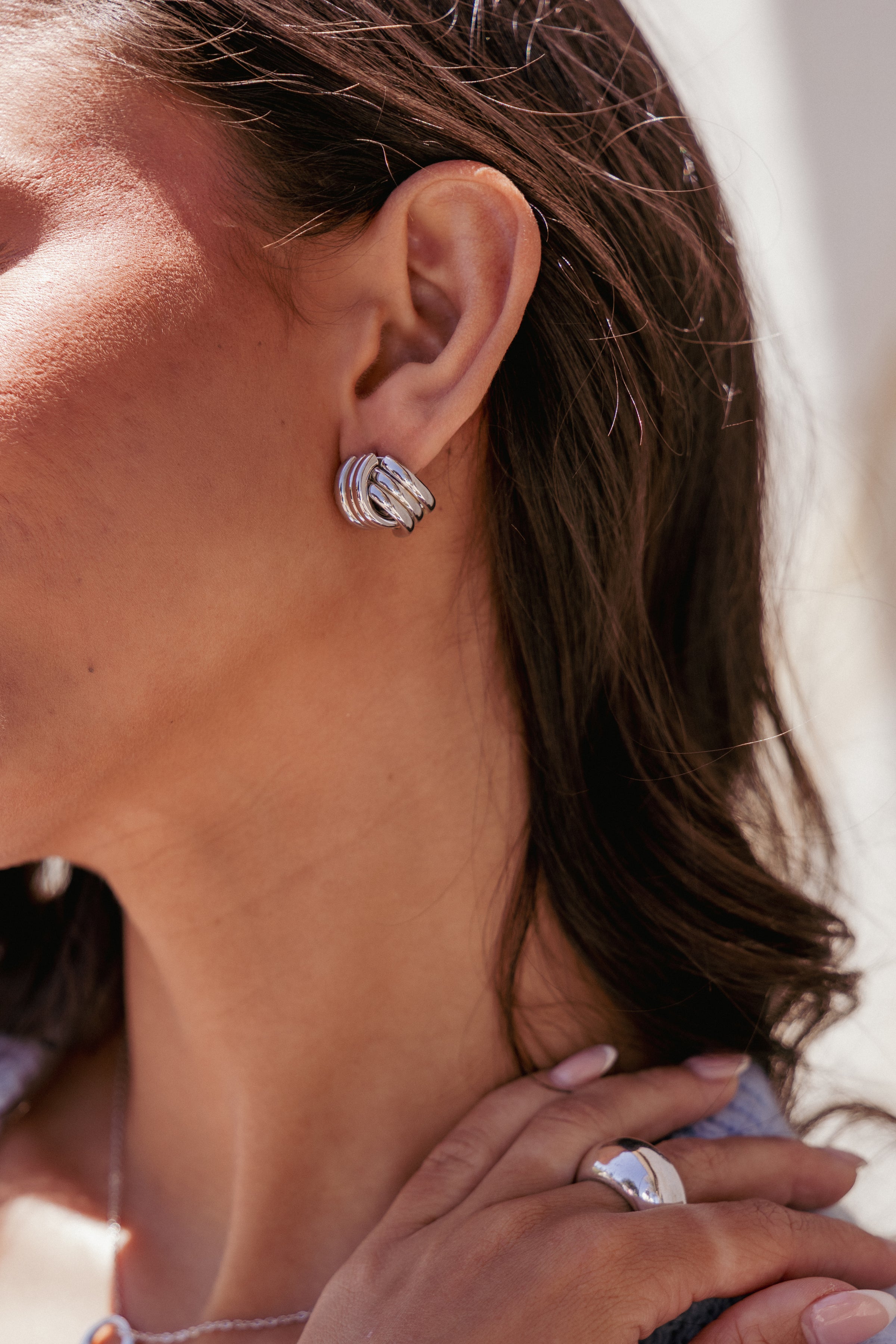 Marigold Earrings - Silver