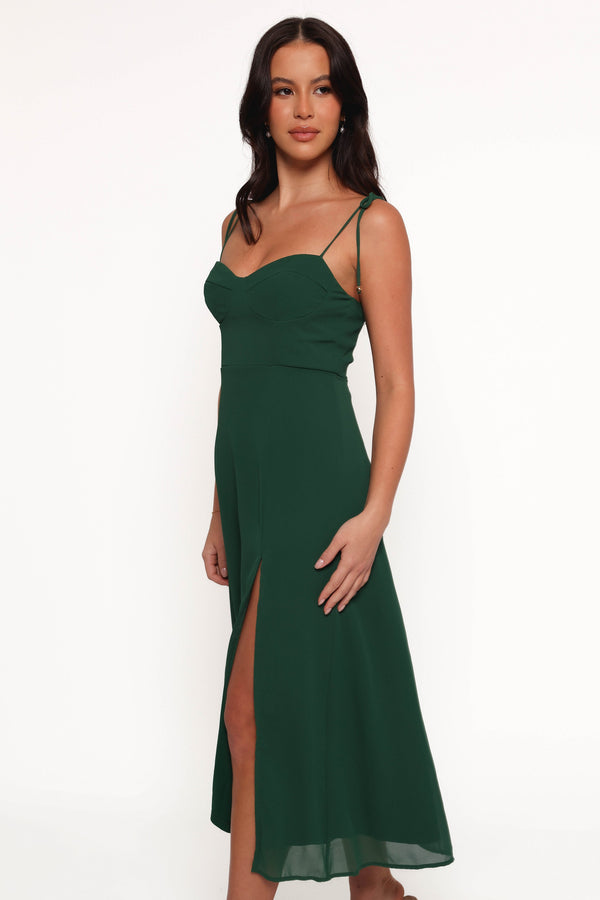 Meg Dress - Emerald