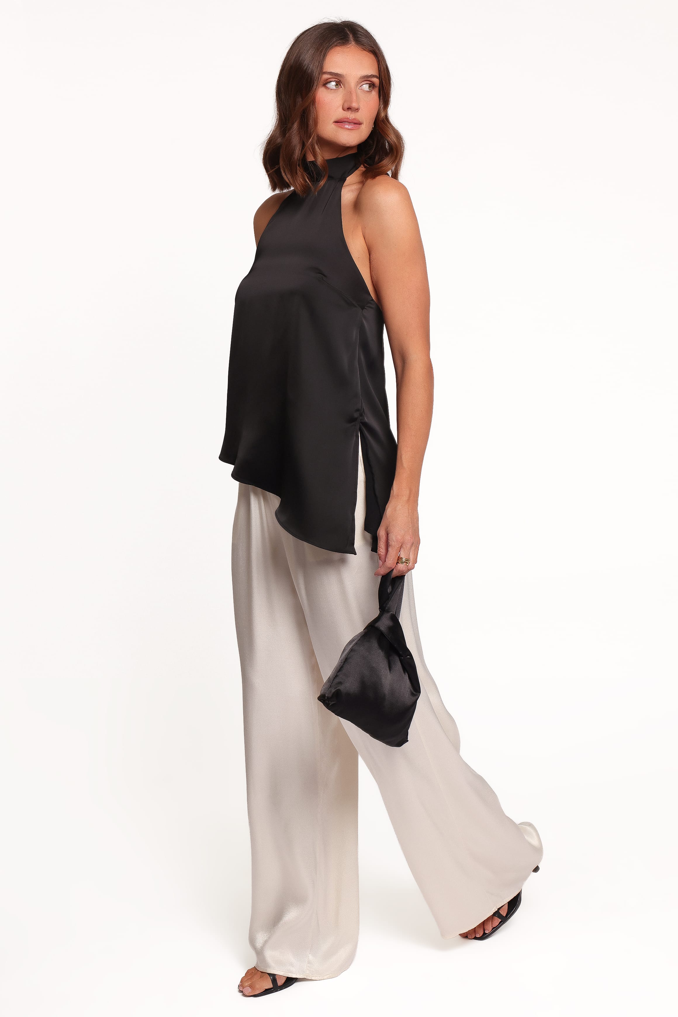 Merlin Halterneck Top - Black
