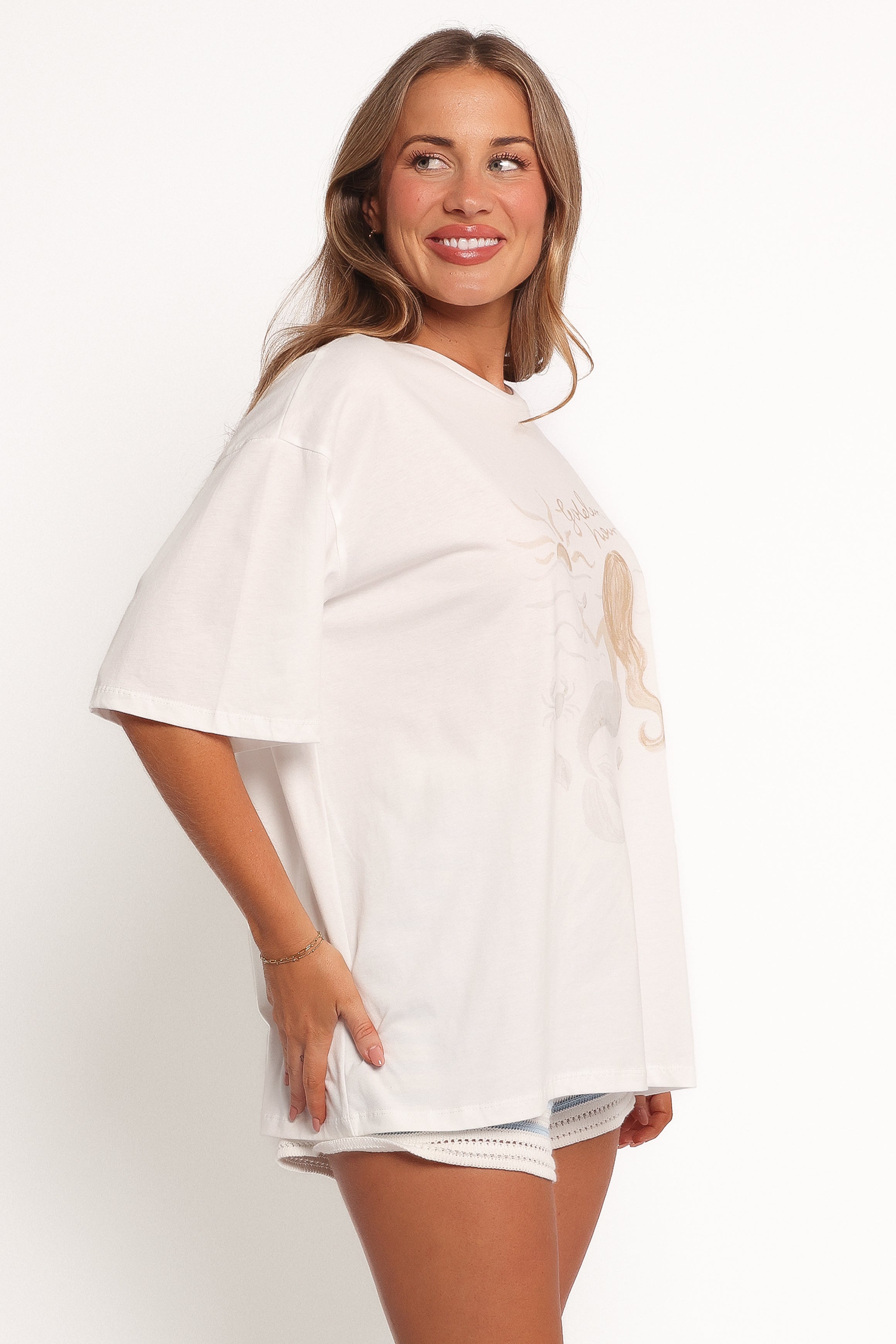 Mia Graphic Tee - Golden Hour