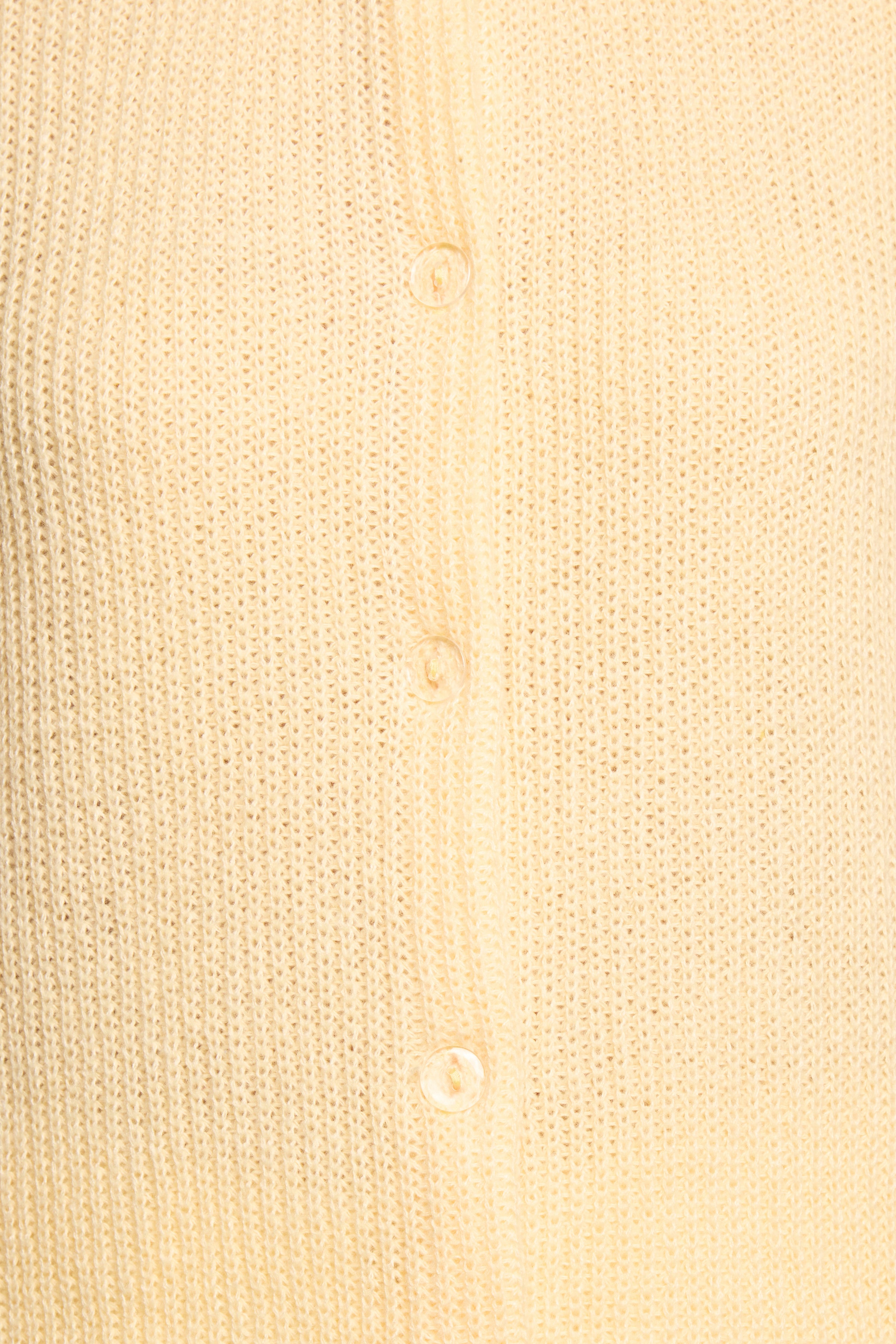 Miriam Short Sleeve Knit Top - Yellow