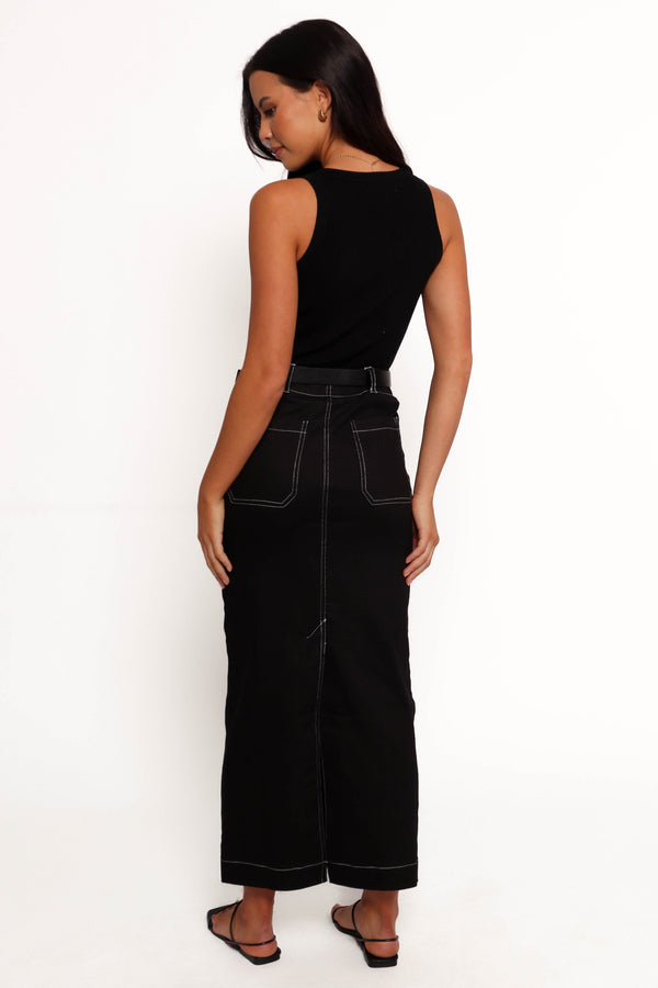 Nikko Midi Skirt - Black