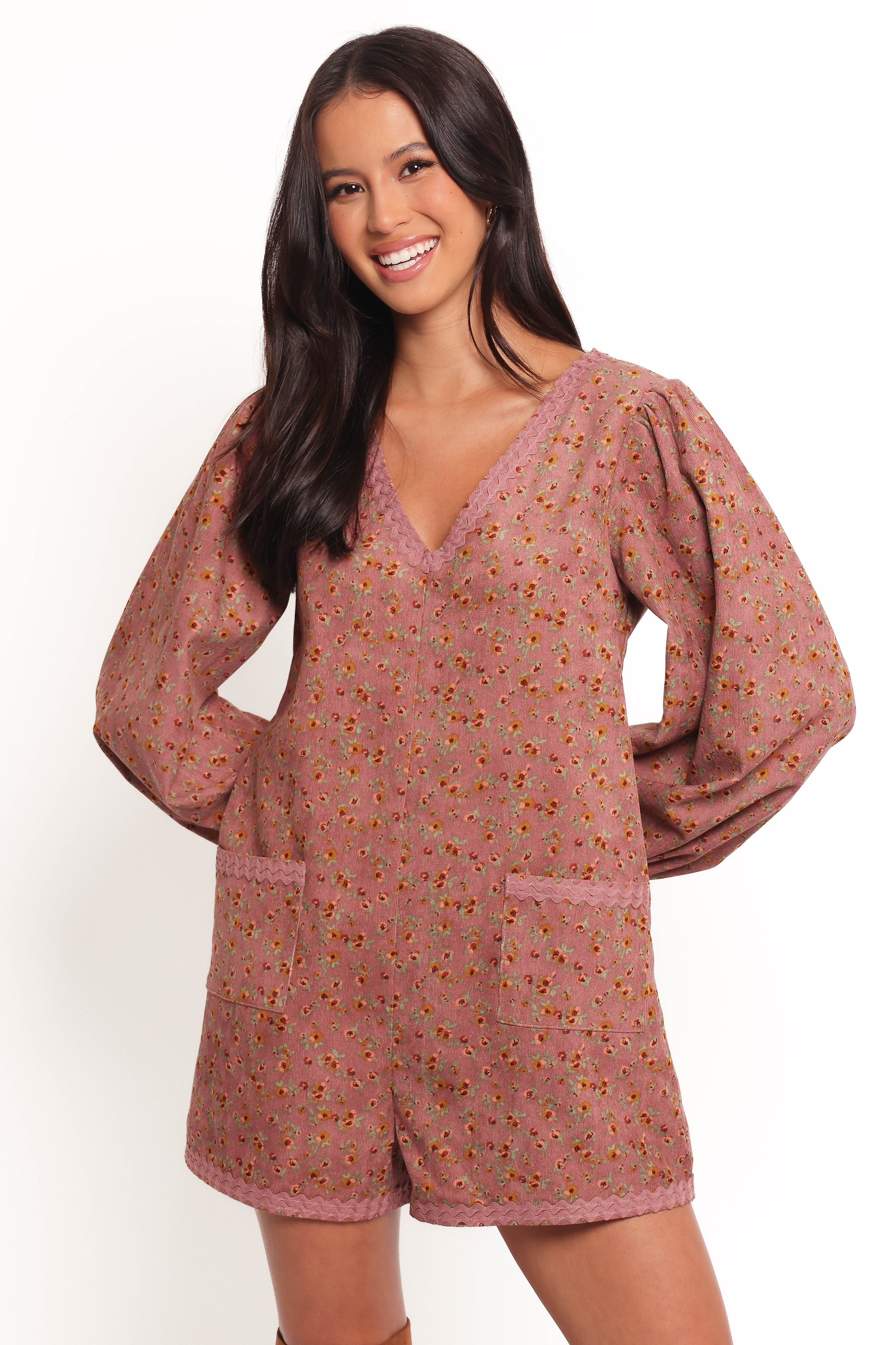 Orio Romper - Mauve Multi