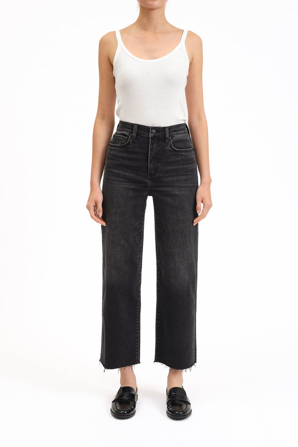 Pleaser Wide Leg Crop Jean - Twilight