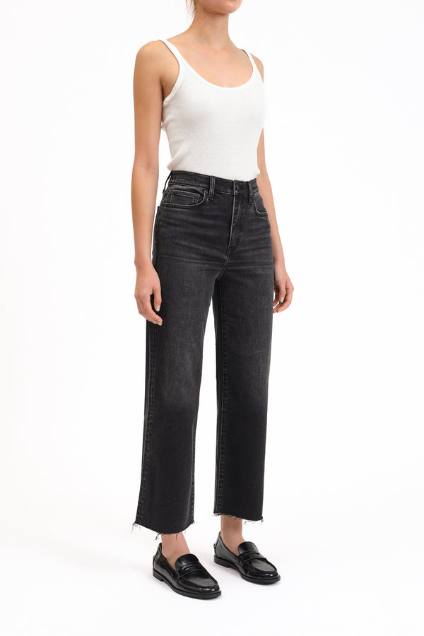 Pleaser Wide Leg Crop Jean - Twilight