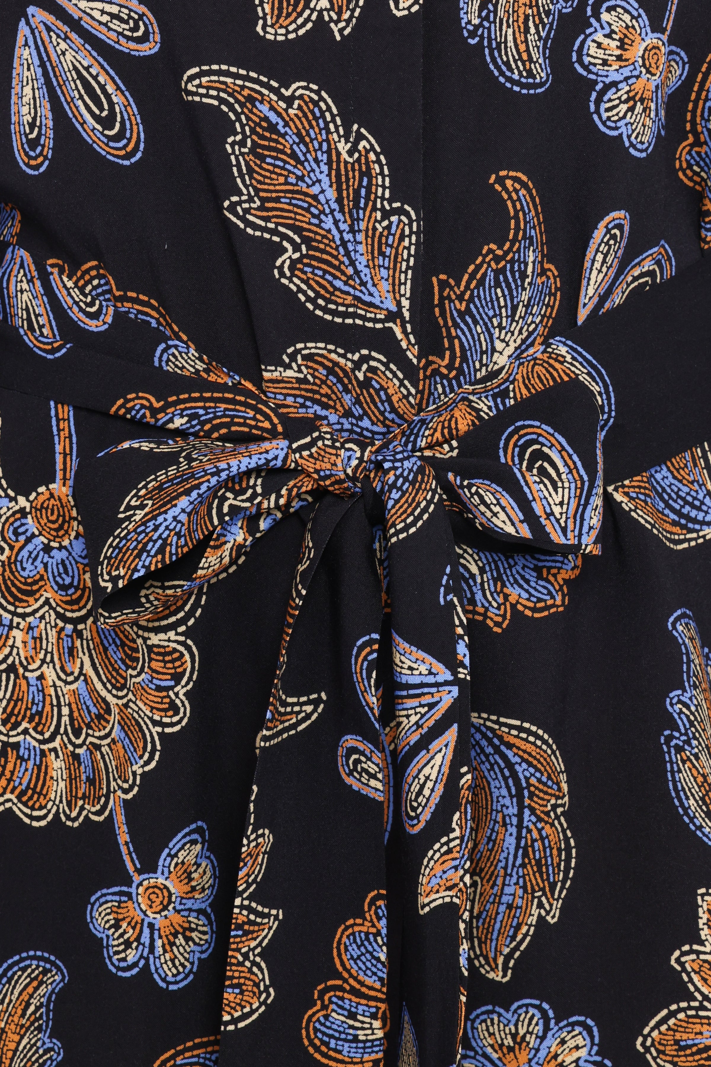 Pali Romper - Black Floral