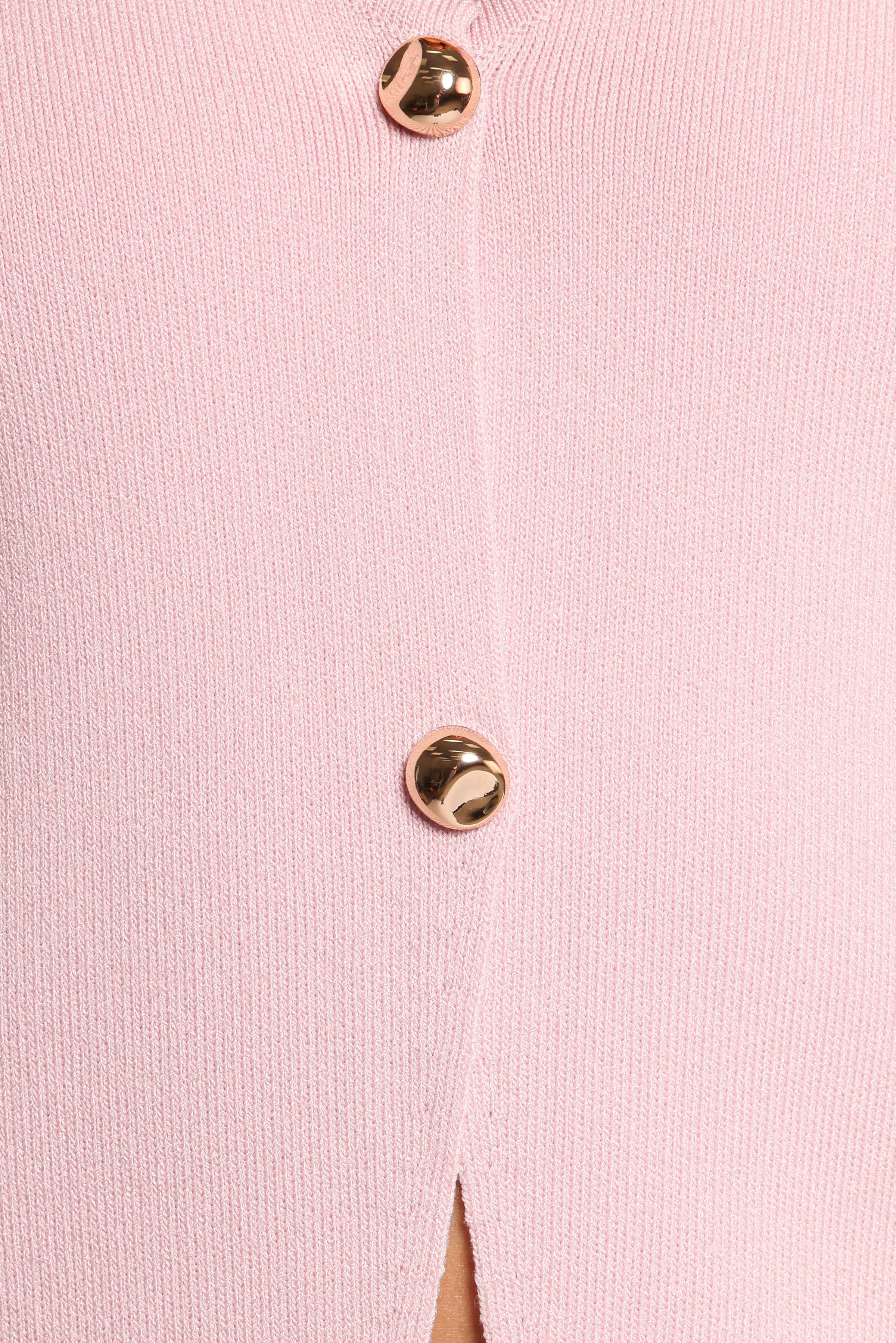 Perla Knit Cardigan - Pink