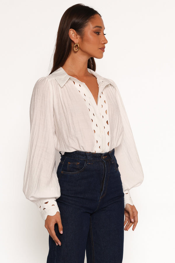 Primrose Top - White