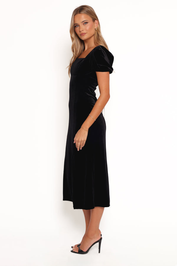 Quinnie Midi Dress - Black