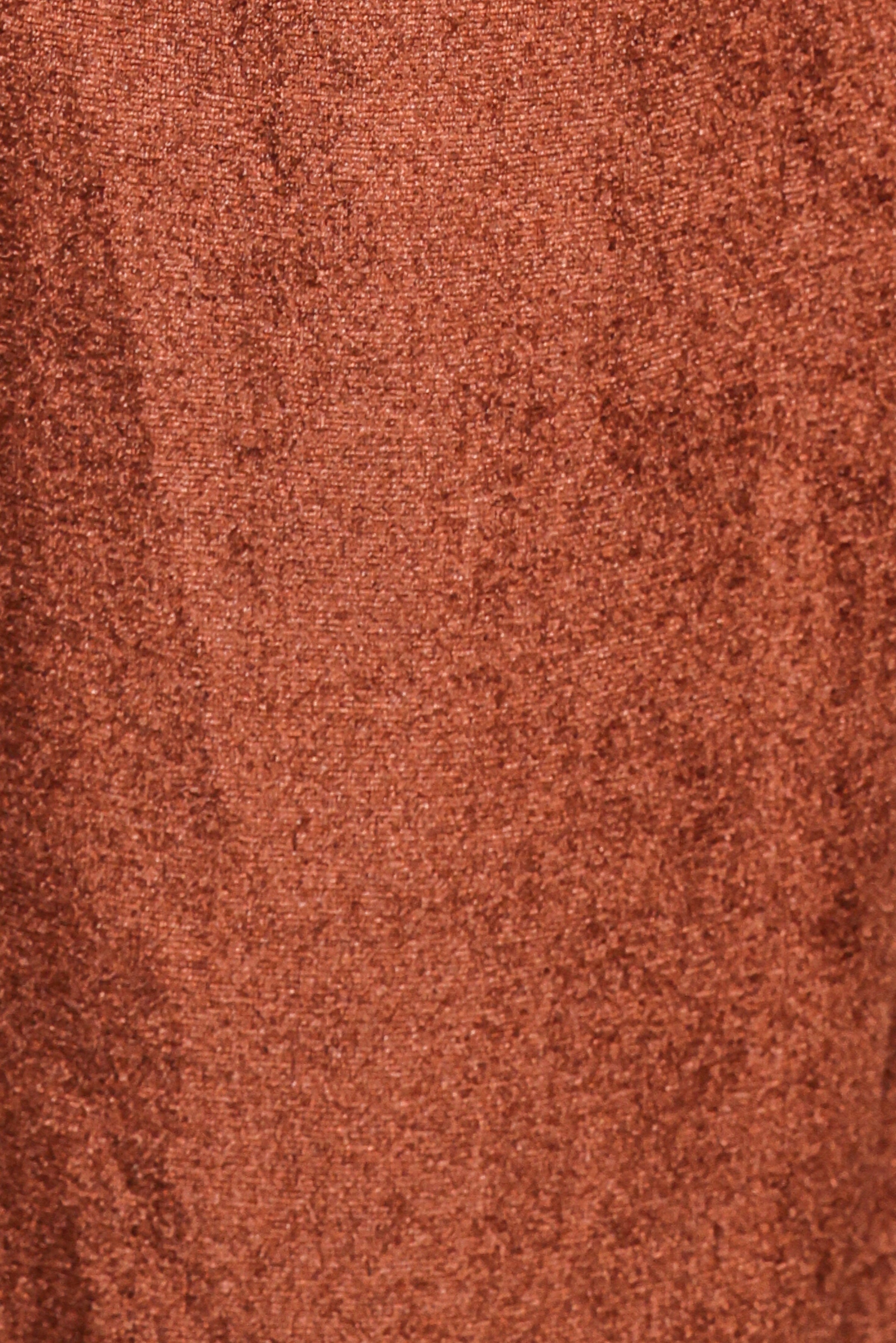 Riley Stretch Velvet Pant - Chocolate