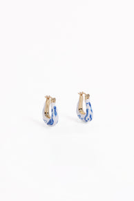 Riven Earrings - Blue