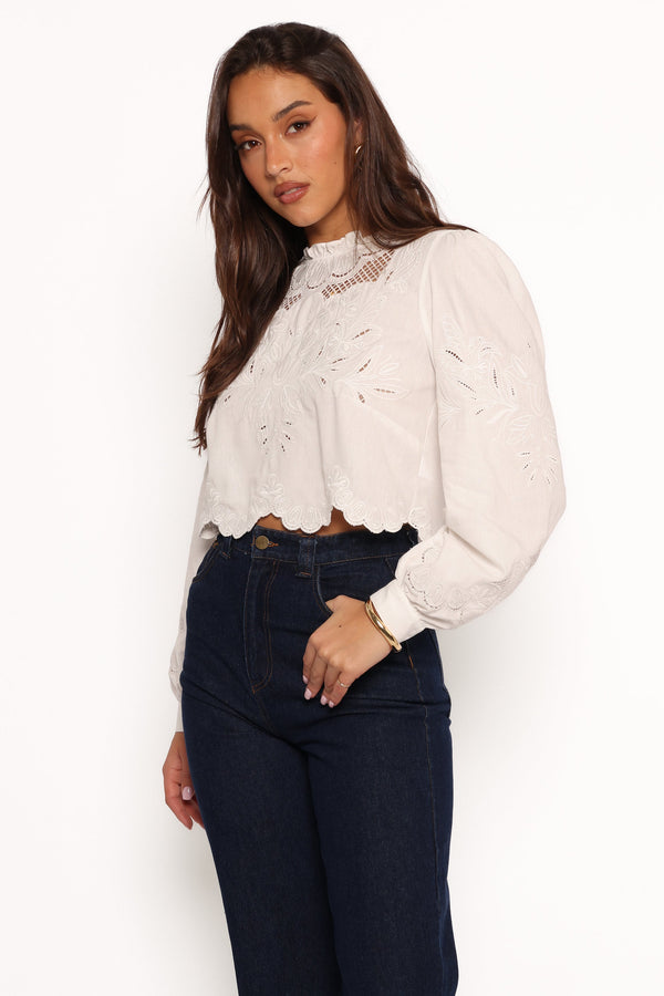 Sallie Top - White