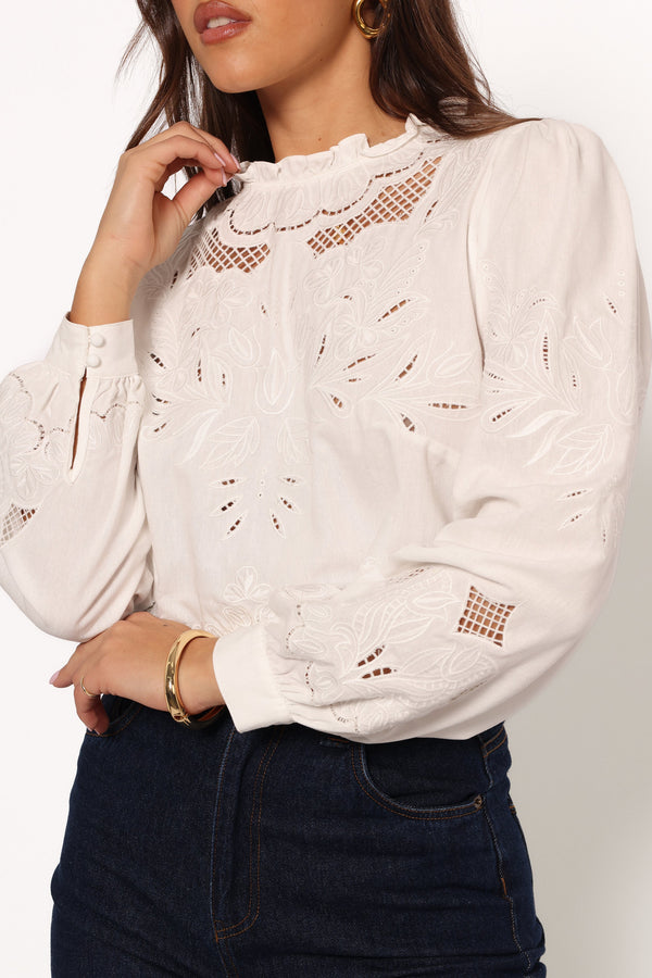 Sallie Top - White