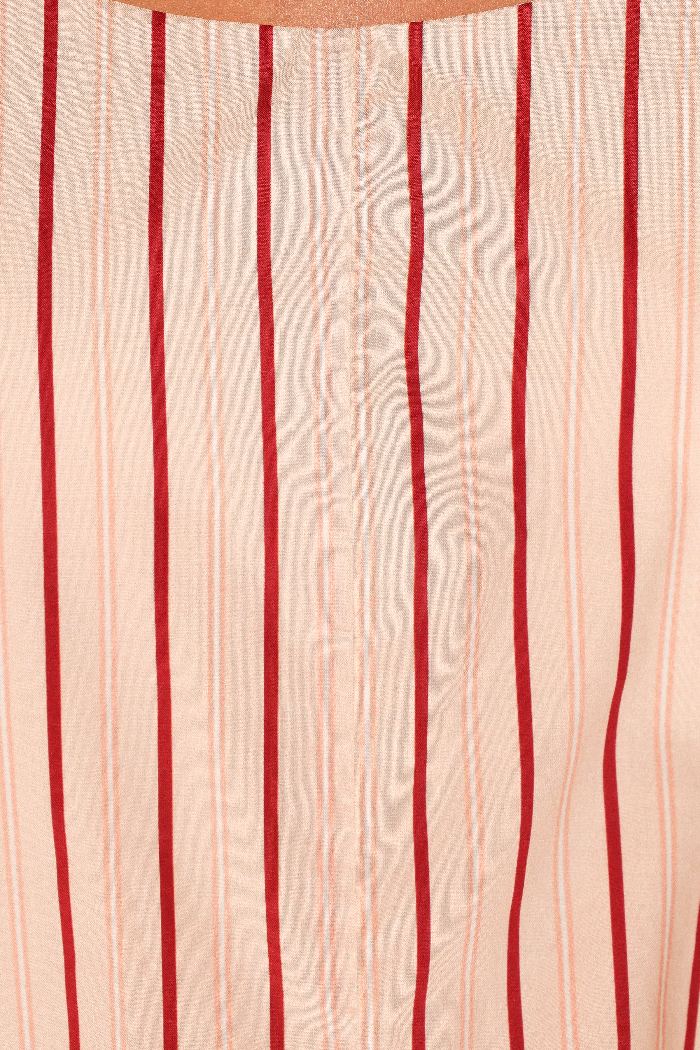 Scobbie Romper - Pink Stripe